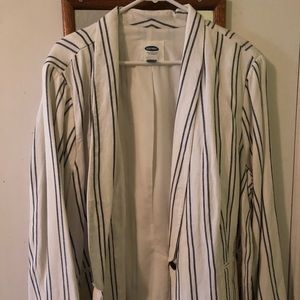 Pin strip women’s blazer sz XXL